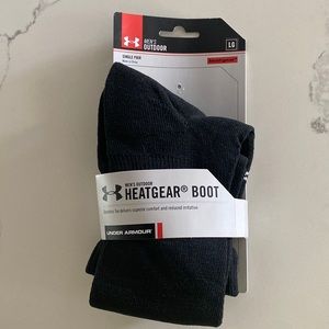 Under Armour men’s outdoor heat gear boot socks, size Large